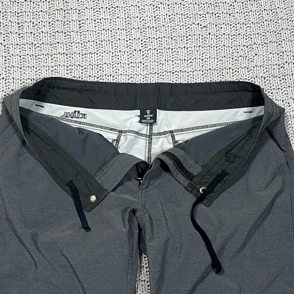 Kuhl Shift Amphibia Hybrid Shorts Mens 36x9 Gray Lightweight Quick Dry Tech 5129